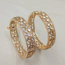 NAFJ Exclusive Polki Kundan Designer Bangles Set