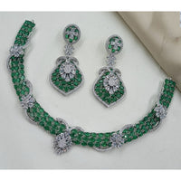 NAFJ Luxury American Diamond Jewellery Set