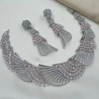 NAFJ Luxury American Diamond Jewellery Set