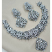 NAFJ Luxury American Diamond Jewellery Set