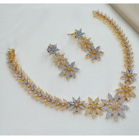 NAFJ Royal Sparkle Austrian Stone Necklace Set