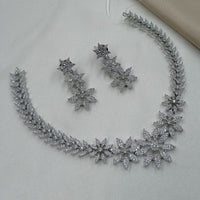 NAFJ Royal Sparkle Austrian Stone Necklace Set