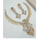 NAFJ Designer American Diamond Necklace Set for Wedding & Festive Wear