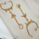 NAFJ Pota Stone And Pearl Designer Hand Harness