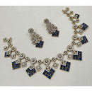 NAFJ Royal Look American Diamond Necklace Set