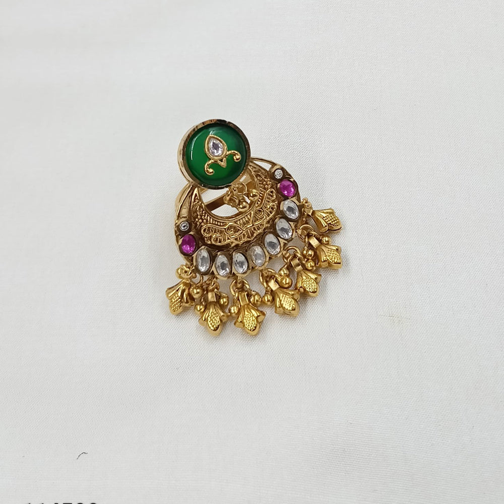 NAFJ Royal Pota Stone And Pearl Designer Ring