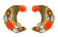  Hania Jewels Stylish Moon Studs Earrings