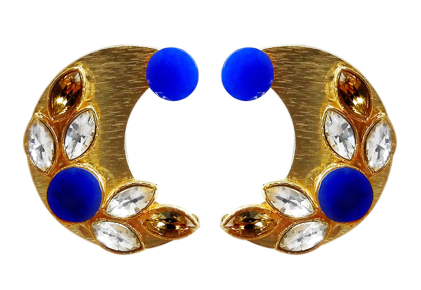 Hania Jewels Stylish Moon Studs Earrings