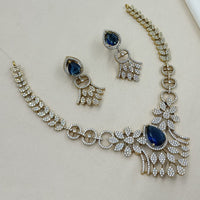 NAFJ Royal Sparkle American Daimond And Austrian Stone Necklace Set