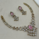 NAFJ Royal Sparkle American Daimond And Austrian Stone Necklace Set