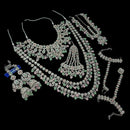 NAFJ Grand Austrian Stone Wedding Special Beaded Bridal Set