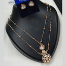 NAFJ Graceful Polki Kundan Necklace Set for Women