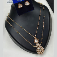 NAFJ Graceful Polki Kundan Necklace Set for Women