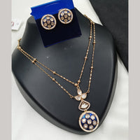 NAFJ Graceful Polki Kundan Necklace Set for Women