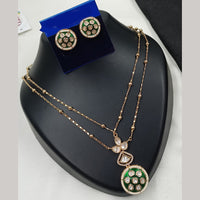 NAFJ Graceful Polki Kundan Necklace Set for Women