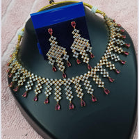 NAFJ Royal Sparkle American Daimond Necklace Set