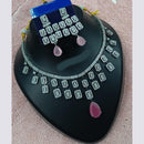 NAFJ Royal Sparkle American Daimond Necklace Set