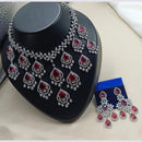 NAFJ Royal Sparkle American Daimond Necklace Set
