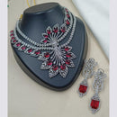 NAFJ Royal Sparkle American Daimond Necklace Set