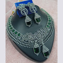 NAFJ Royal Sparkle American Daimond Necklace Set