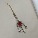 NAFJ Sparkling American Diamond Maangtikka