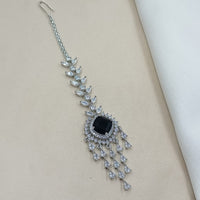 NAFJ Sparkling American Diamond Maangtikka