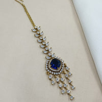 NAFJ Sparkling American Diamond Maangtikka