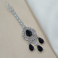 NAFJ Sparkling American Diamond Maangtikka