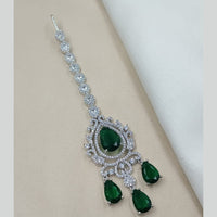 NAFJ Sparkling American Diamond Maangtikka