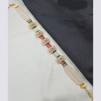 NAFJ Heritage Polki Kundan Stone And Pearl Sheeshphool