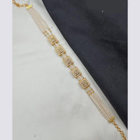 NAFJ Heritage Polki Kundan Stone And Pearl Sheeshphool