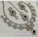 NAFJ Premium Royal Look Kundan Stone Embellished Necklace Set