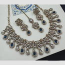 NAFJ Premium Designer Kundan Stone Embellished Necklace Set
