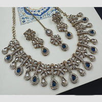 NAFJ Premium Designer Kundan Stone Embellished Necklace Set