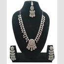 NAFJ Trendy Ethnic Crystal Stone And Austrian Stone Necklace Set