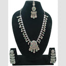 NAFJ Trendy Ethnic Crystal Stone And Austrian Stone Necklace Set