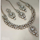 NAFJ Premium Royal Look Kundan Stone Embellished Necklace Set