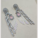 NAFJ Royal Look Kundan Stone  And Pearl Dangler Earrings