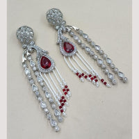 NAFJ Royal Look Kundan Stone  And Pearl Dangler Earrings