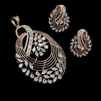 NAFJ Royal American Diamond Pendant Set