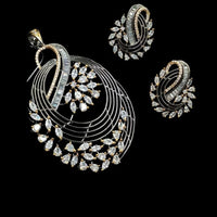 NAFJ Royal American Diamond Pendant Set