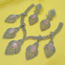 NAFJ Glamorous American Diamond Royal Elegance Necklace Set
