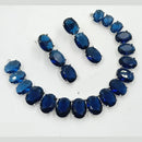 NAFJ Glamorous American Diamond Necklace Set 