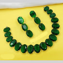 NAFJ Glamorous American Diamond Necklace Set
