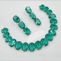 NAFJ Glamorous American Diamond Necklace Set