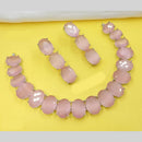 NAFJ Glamorous American Diamond Necklace Set