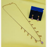 NAFJ Royal Pota Stone And Pearl Necklace Set