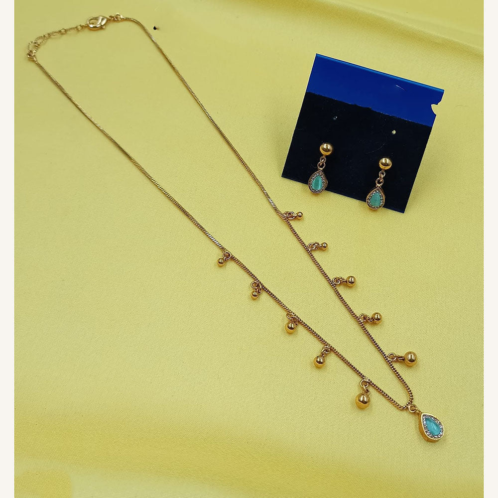 NAFJ Royal Pota Stone And Pearl Necklace Set
