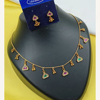 NAFJ Royal Pota Stone And Pearl Necklace Set