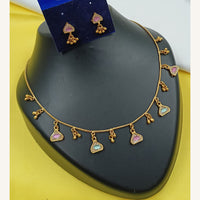 NAFJ Royal Pota Stone And Pearl Necklace Set